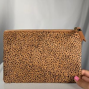 NWT Madewell Faux Fur Clutch